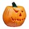 9.75" Orange Animated Double-Sided Pumpkin Halloween Décor